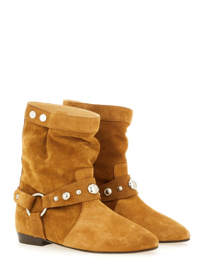 ISABEL MARANT Chic Leather Ankle Boot for Women