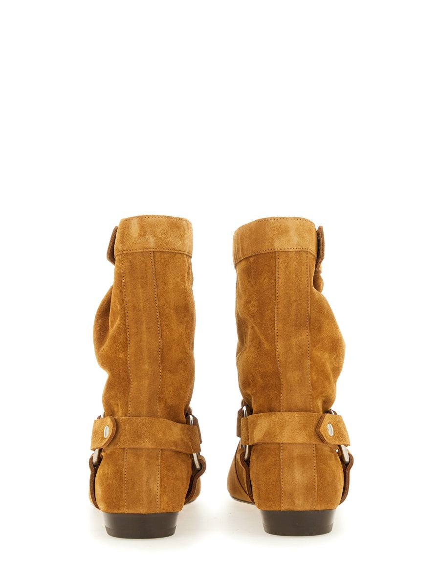 ISABEL MARANT Chic Leather Ankle Boot for Women