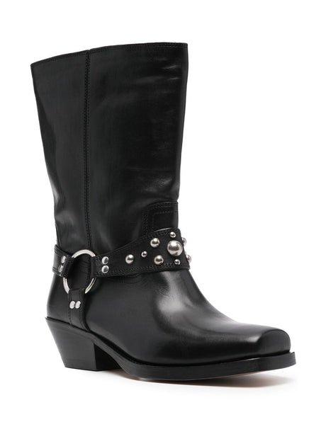 ISABEL MARANT ANTYA LEATHER BOOTS