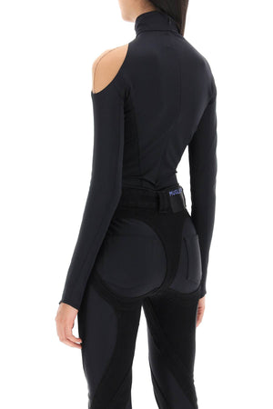 Swirly Design Long-Sleeved Bodysuit