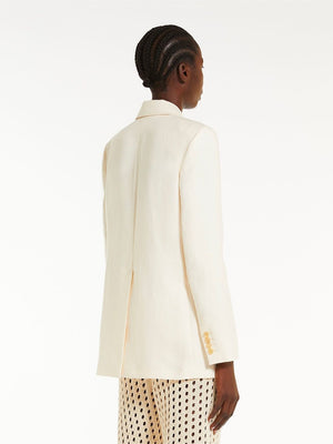 MAX MARA Elegant and Versatile White Jacket for Women - Season 24