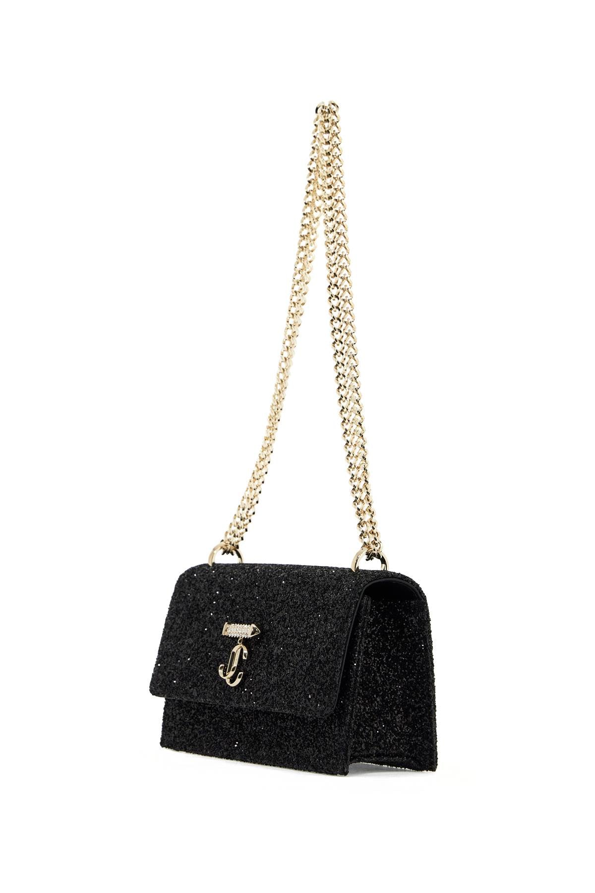 JIMMY CHOO Mini Glitter Crossbody Handbag