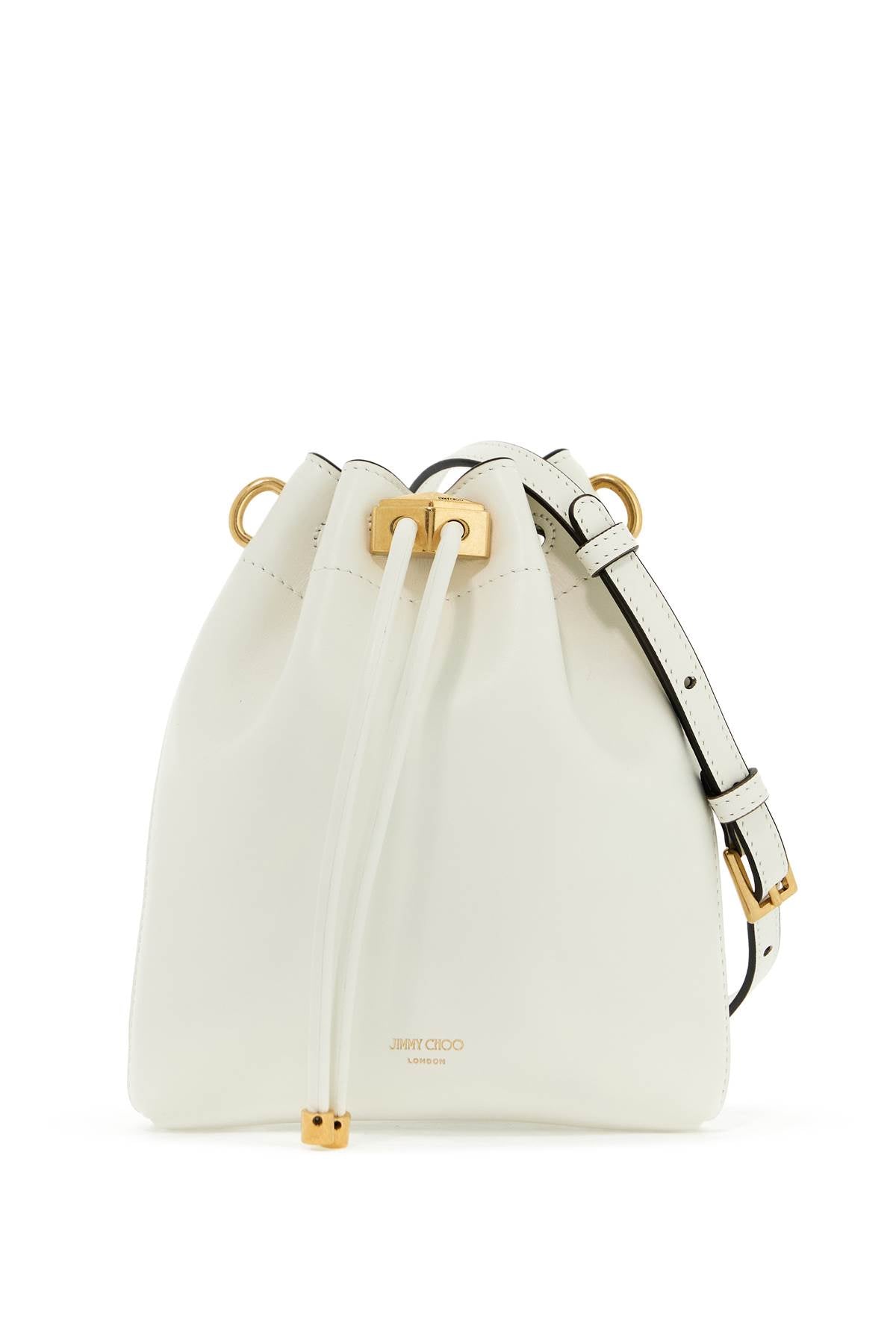 JIMMY CHOO Elegant Mini Bon Bon Bucket Shoulder Bag