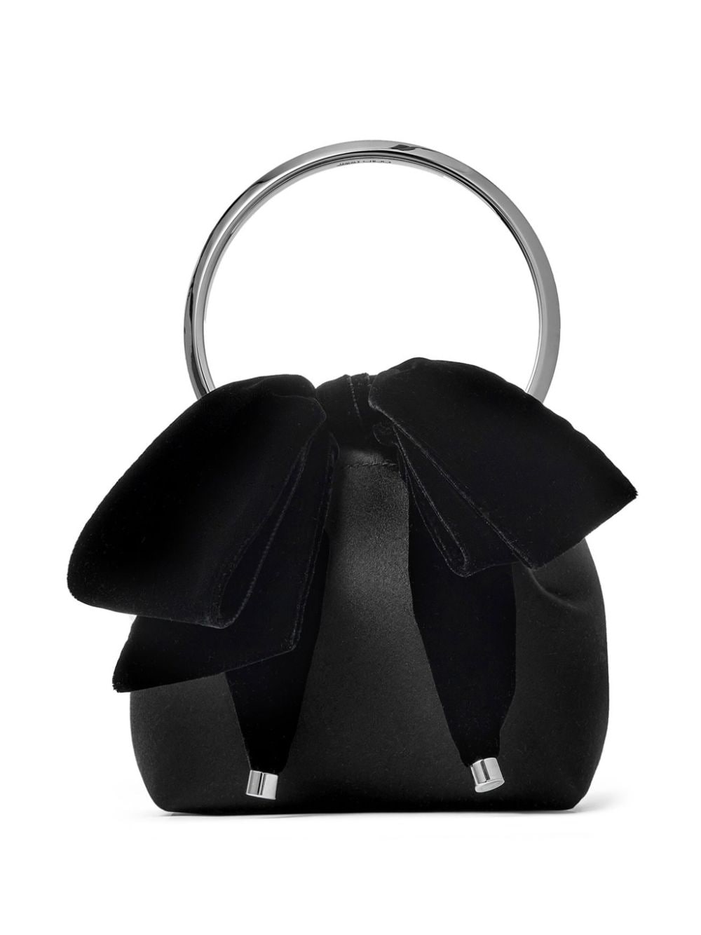 JIMMY CHOO Bon Bon Leather Bucket Handbag