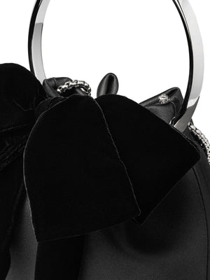 JIMMY CHOO Bon Bon Leather Bucket Handbag