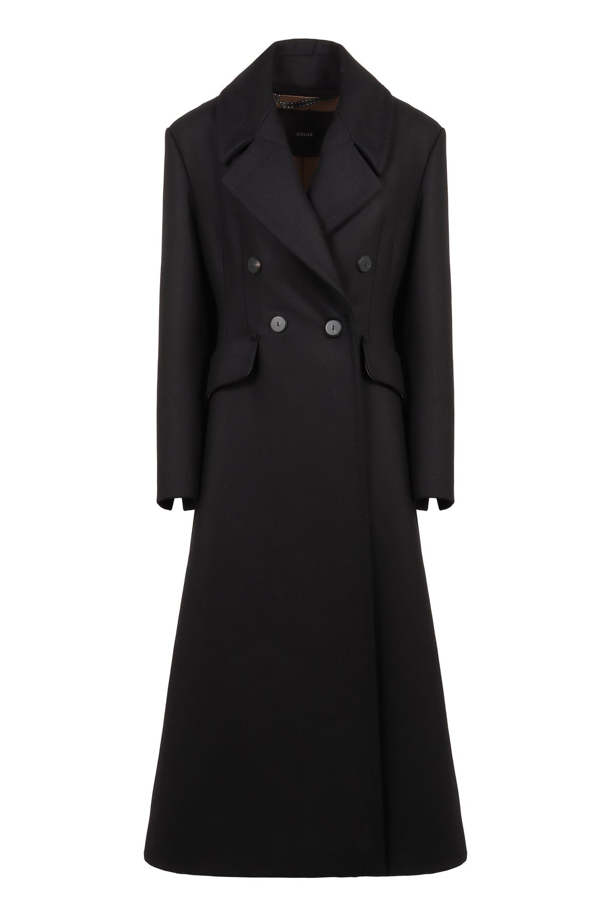 MAX MARA Elegant Wool and Cashmere Jacket with Flared Hem