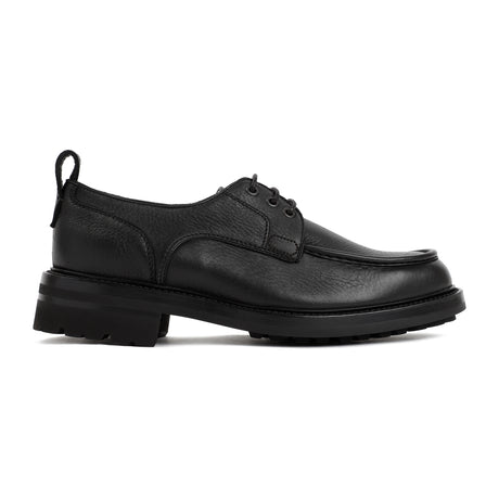 BRIONI Sleek Grained Leather Derbies