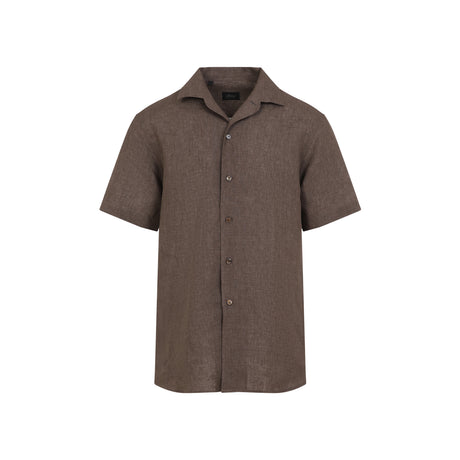 BRIONI Linen Shirt for Men - Spring Summer 25 Collection