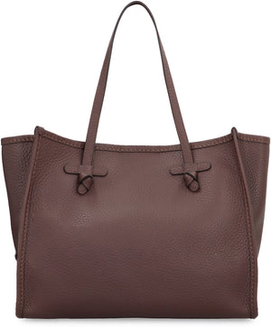 GIANNI CHIARINI Smooth Leather Tote Handbag - 38 CM x 31 CM x 16 CM