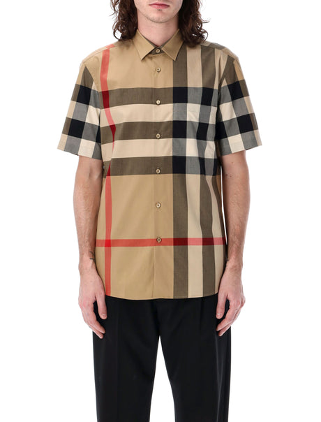 BURBERRY Check Cotton Shirt