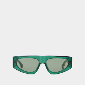 BOTTEGA VENETA Stunning Green Sunglasses for Women - Sustainable and Fashionable