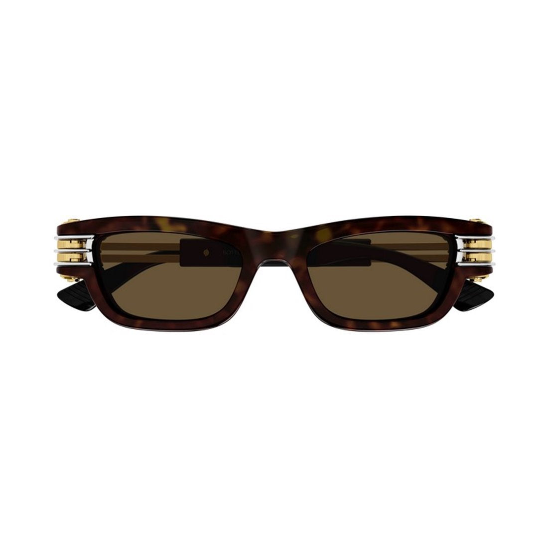 BOTTEGA VENETA Unisex Acetate Sunglasses with Copper Lens