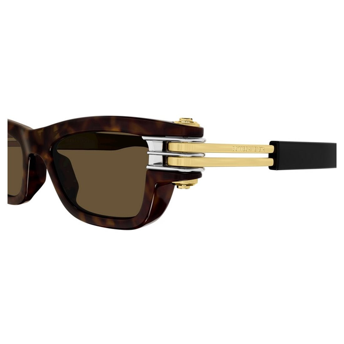 BOTTEGA VENETA Unisex Acetate Sunglasses with Copper Lens