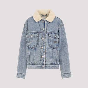 GIVENCHY Elegant Blue Cotton Jacket