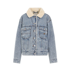 GIVENCHY Elegant Blue Cotton Jacket