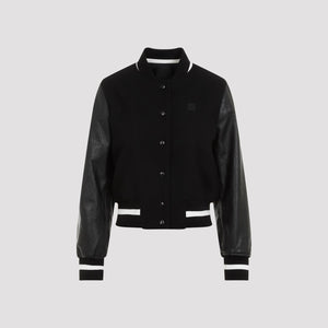 GIVENCHY Áo Khoác Bomber Pha Len Sang Trọng