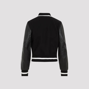 GIVENCHY Áo Khoác Bomber Pha Len Sang Trọng