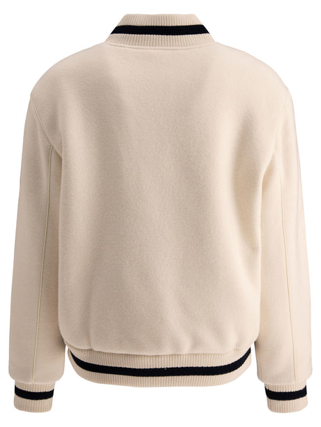 GIVENCHY Chic Boxy Wool Bomber Jacket