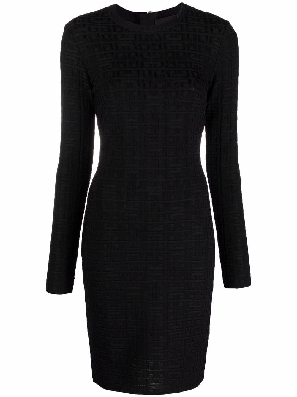 GIVENCHY Stretch Viscose Dress with 4G Jacquard Motif for Women - FW22
