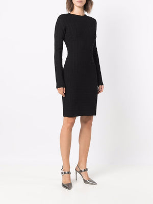 GIVENCHY Stretch Viscose Dress with 4G Jacquard Motif for Women - FW22