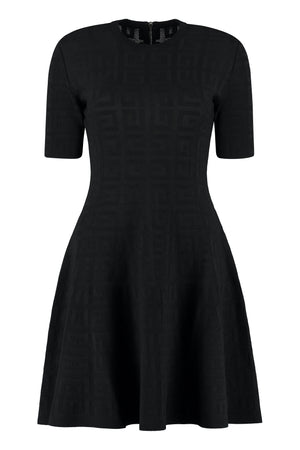 GIVENCHY Elegant Jacquard Mini Dress