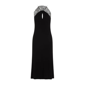 GIVENCHY Sleeveless Black Lace Dress for Women - Spring/Summer 2024 Collection