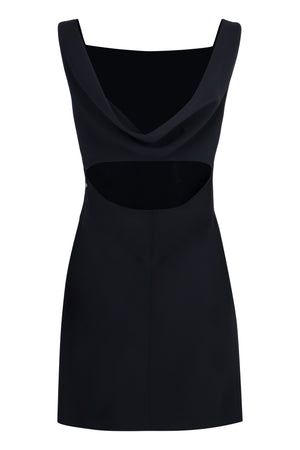 GIVENCHY Elegant Back-Cutout Mini Dress