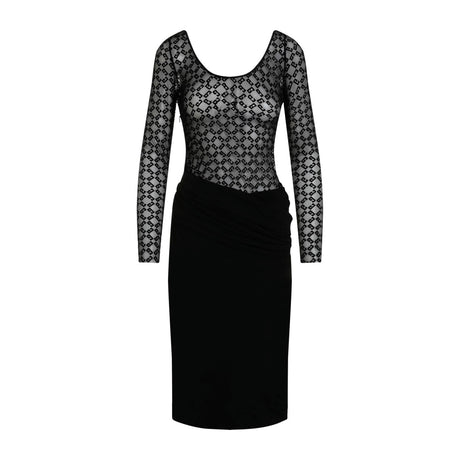 GIVENCHY Elegant Black Viscose Dress for Women - Fall/Winter 2024