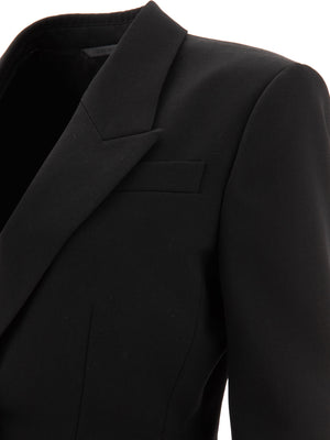 GIVENCHY Elegant Wool Blazer with Signature 4G Emblem