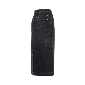 Black Cotton Skirt - SS24 Collection