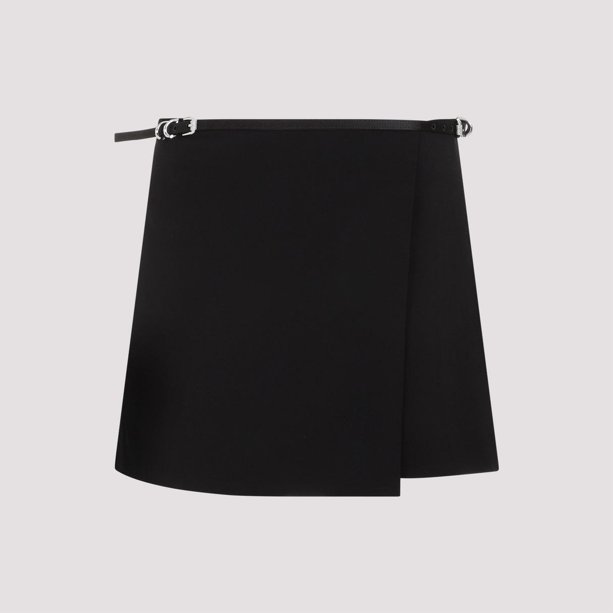 GIVENCHY Black Mini Wrap Skirt for Women - Season: SS24