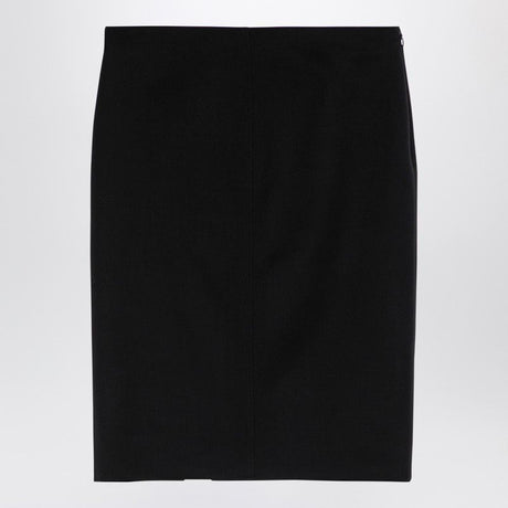 GIVENCHY Women's Metallic Logo Black Skirt - FW24 Collection