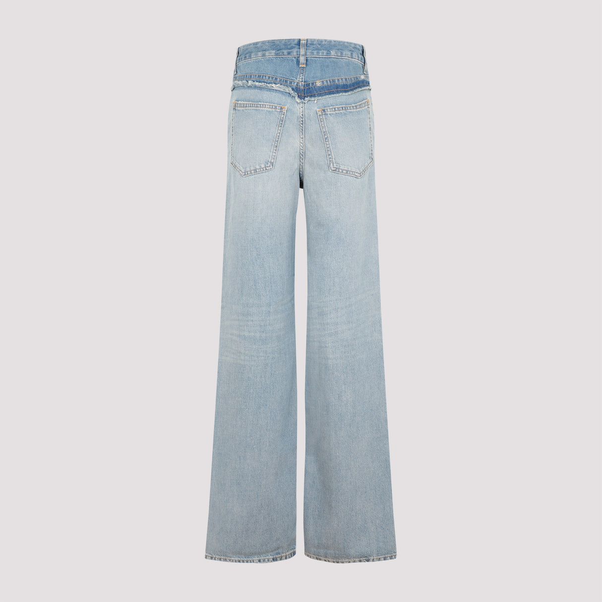 GIVENCHY Vintage Wide-Leg Blue Jeans for Women