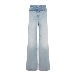 GIVENCHY Vintage Wide-Leg Blue Jeans for Women