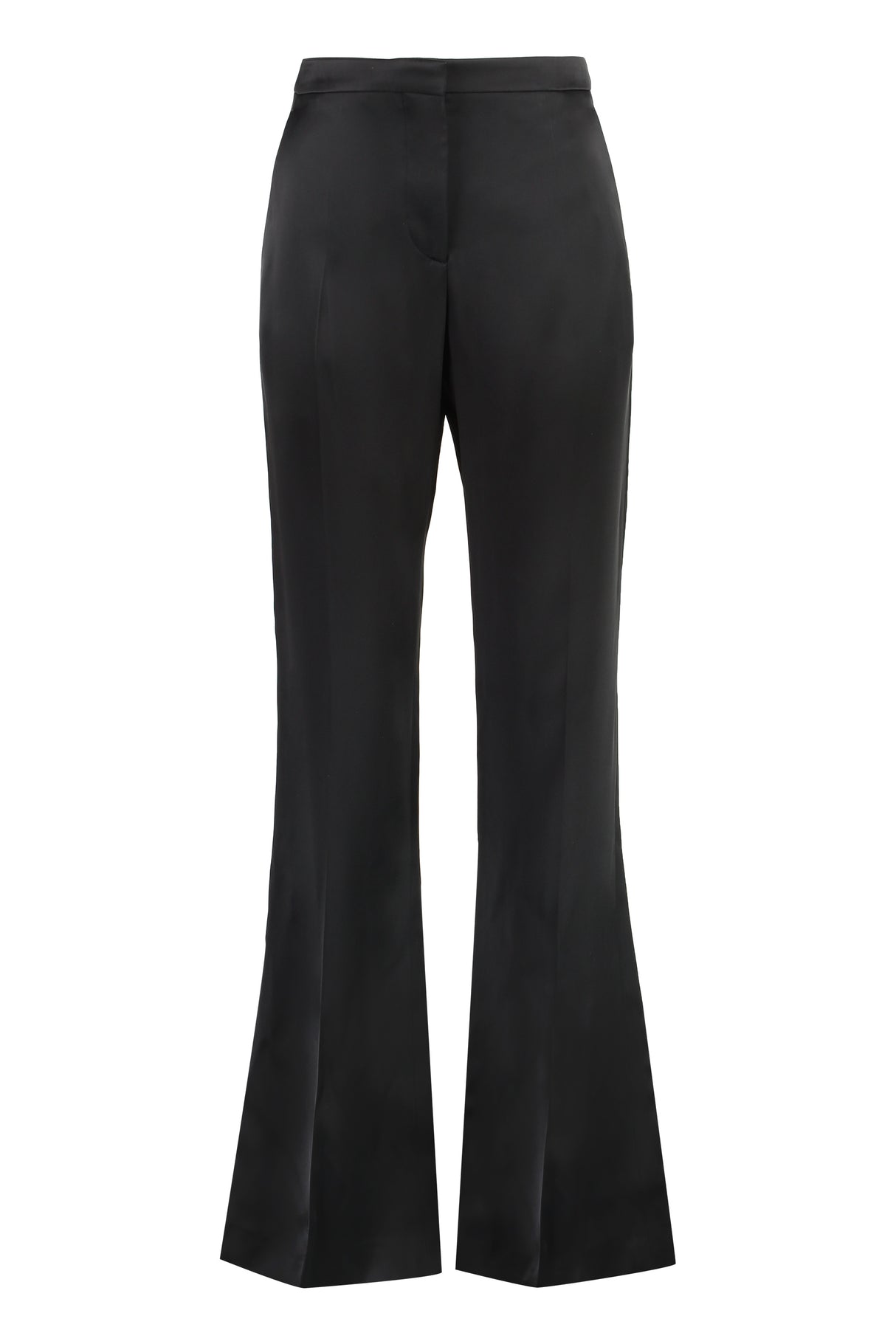 GIVENCHY Luxurious Feminine Black Satin Trousers for FW23