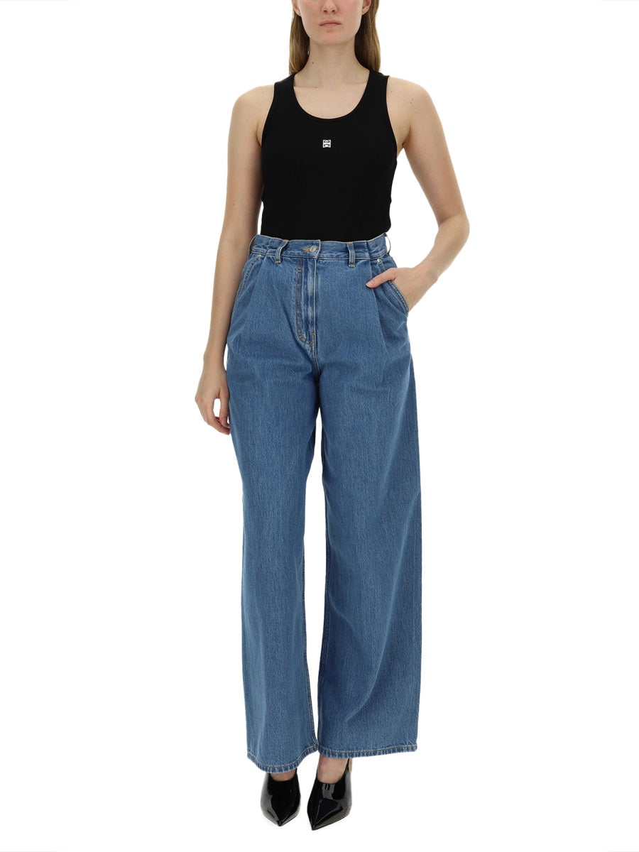 GIVENCHY Oversized Denim Jeans for Women - Size 26