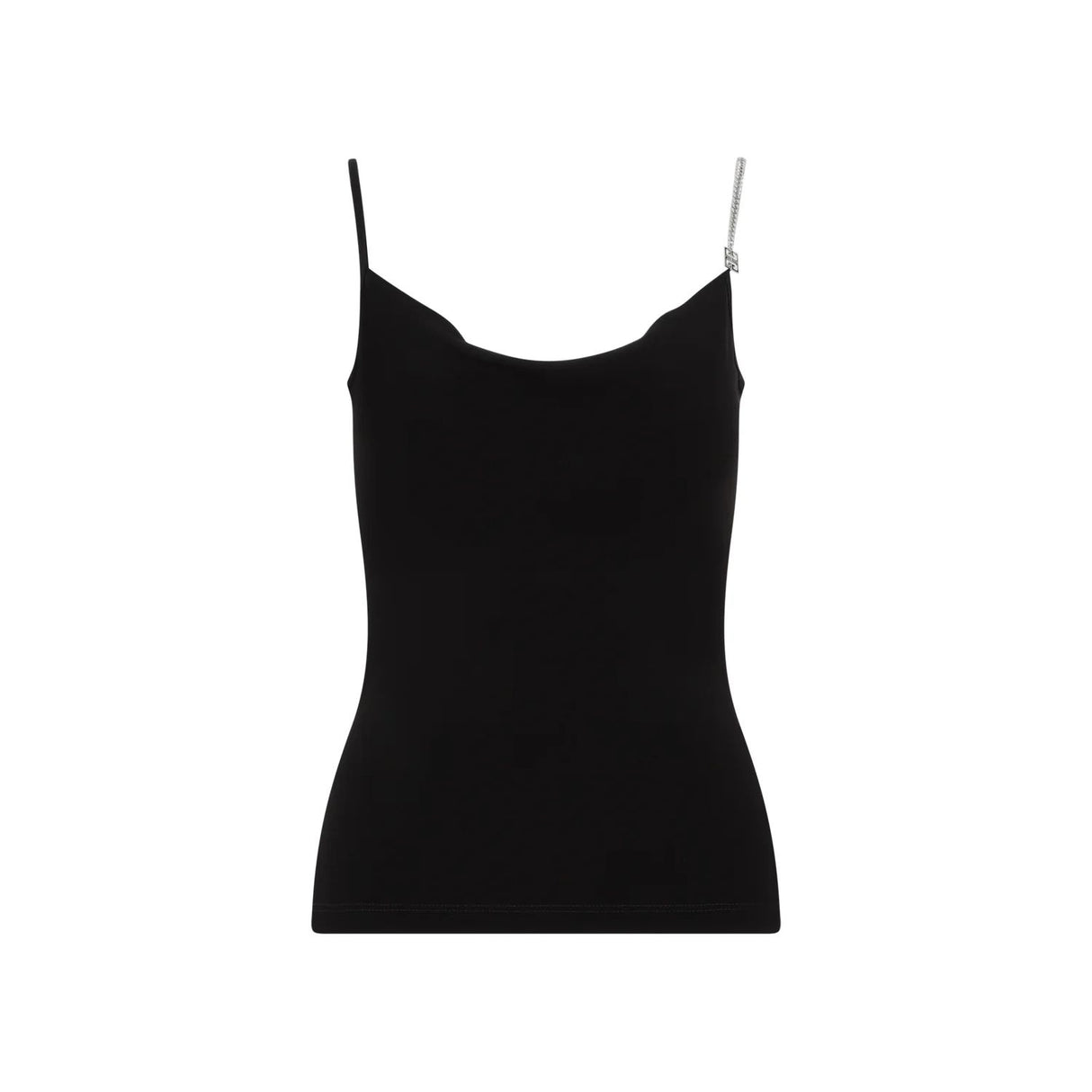 Áo thun đen viscose cho phụ nữ - Bộ sưu tập SS24