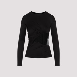 GIVENCHY Black Viscose Top for Women