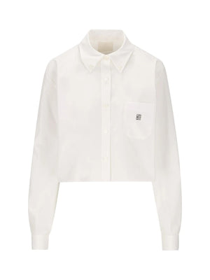 GIVENCHY White Cotton Shirt for Women - SS24 Collection