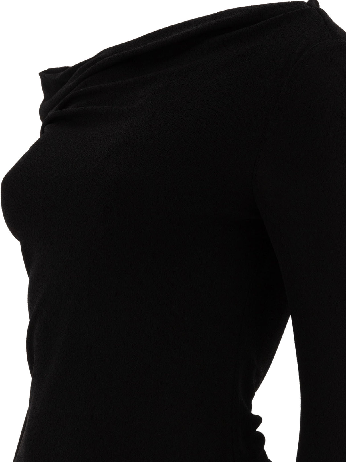 GIVENCHY Draped Collar Slim Fit Top for Women