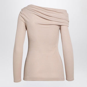 GIVENCHY  BEIGE SWEATER WITH BARE SHOULDER