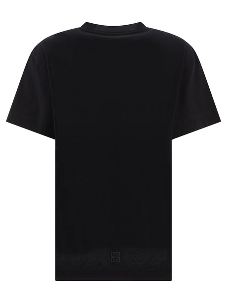 GIVENCHY Black Rhinestone T-Shirt for Women