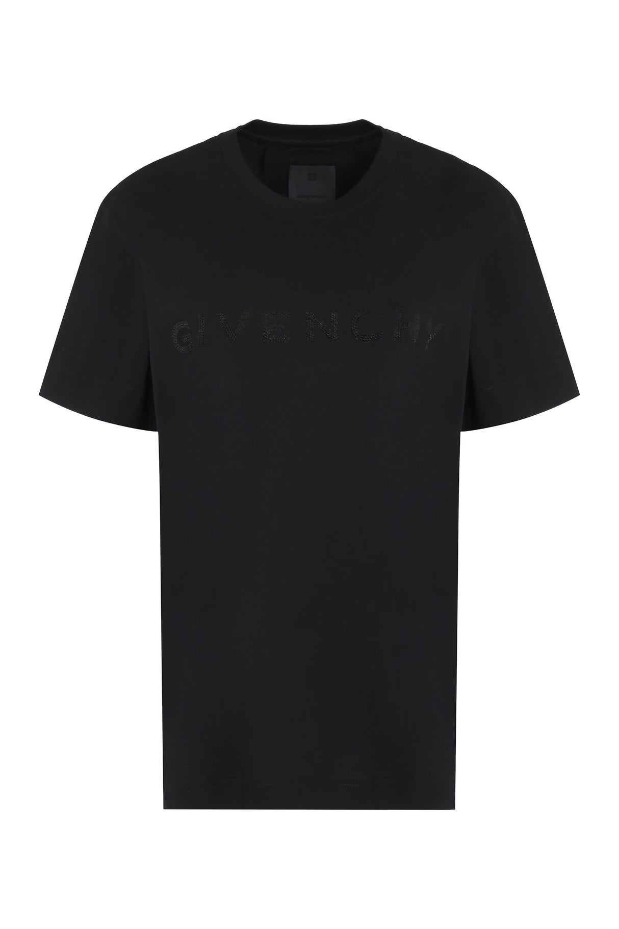GIVENCHY Rhinestones Logo Cotton T-Shirt for Women - FW23 Collection