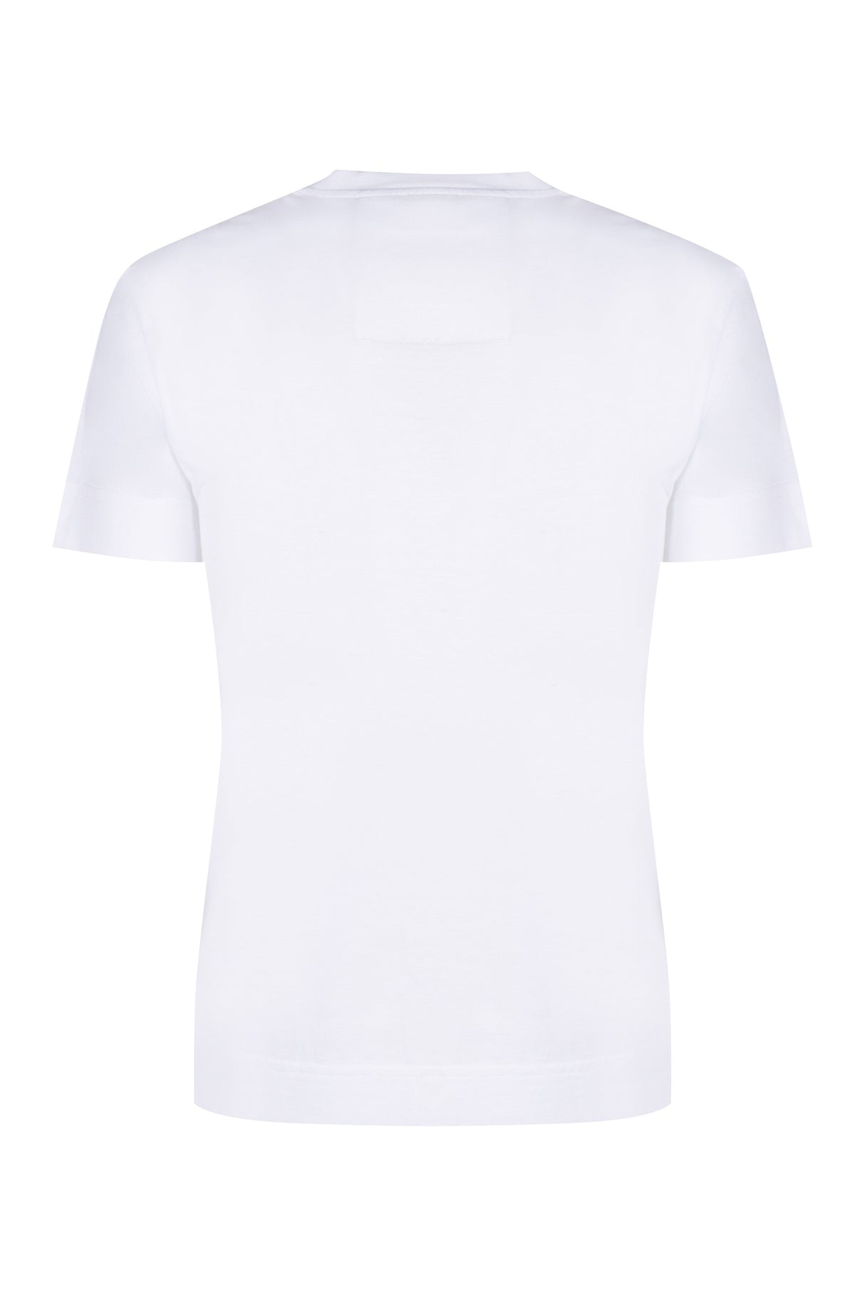 GIVENCHY Women's Mini White T-Shirt with Gold Logo Embroidery