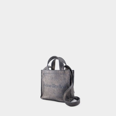 ACNE STUDIOS Mini Lunar Gray Calfskin Tote for Women - SS24