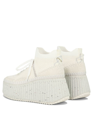 CHLOÉ 24SS White Women's Sneakers - Trendy and Comfortable