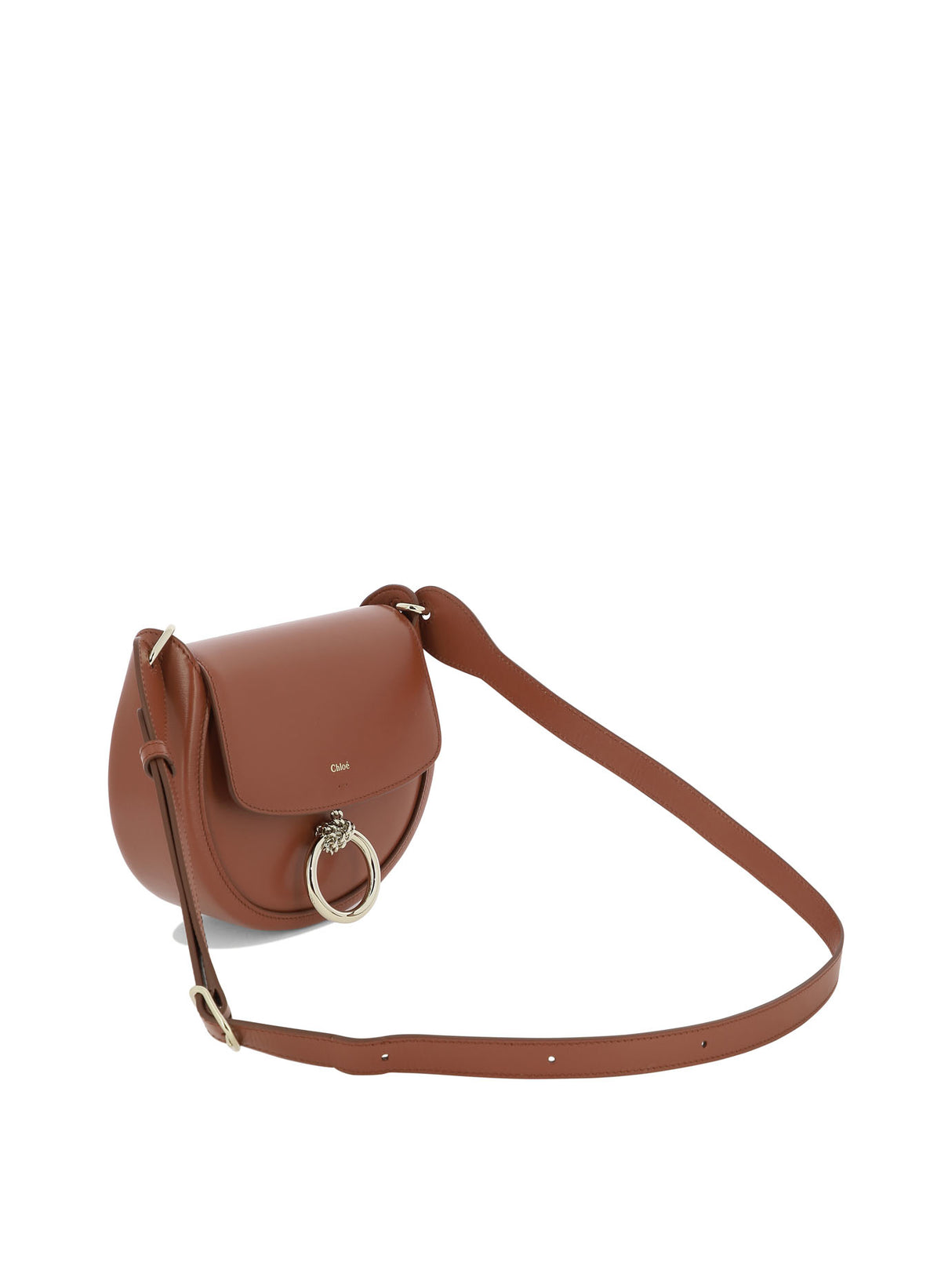 CHLOÉ Brown Leather Crossbody Handbag for Women by Luxury Fashion House
