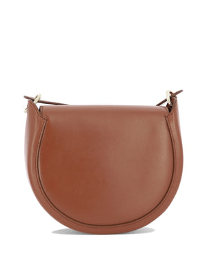 CHLOÉ Brown Leather Crossbody Handbag for Women by Luxury Fashion House