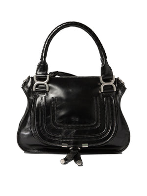 CHLOÉ Elegant Black Calfskin Mini Handbag