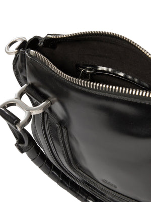 CHLOÉ Elegant Black Calfskin Mini Handbag